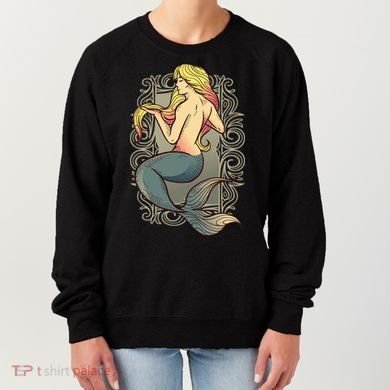 Mermaid Illustration Women's Sweatshirt