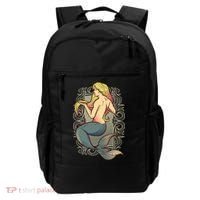Mermaid Illustration Backpack thumb 0
