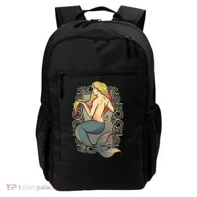 Mermaid Illustration Backpack