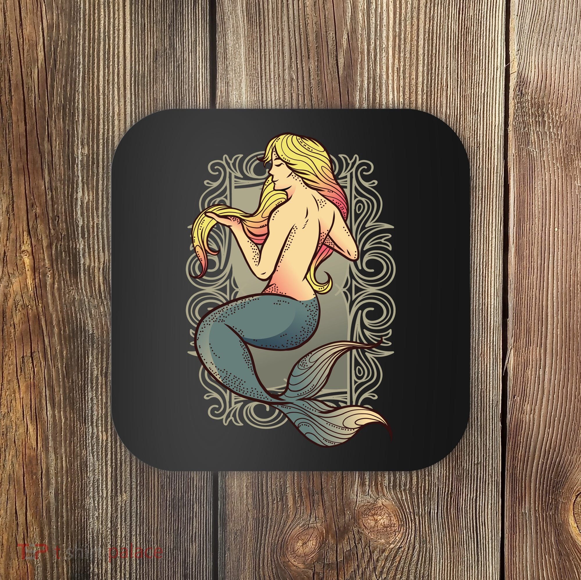 Mermaid Illustration Coaster