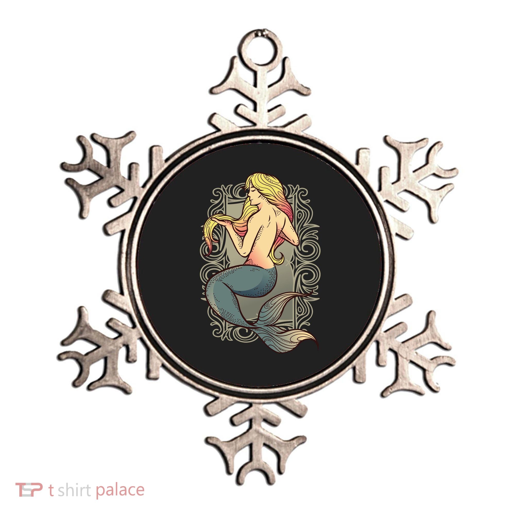 Mermaid Illustration Ornament