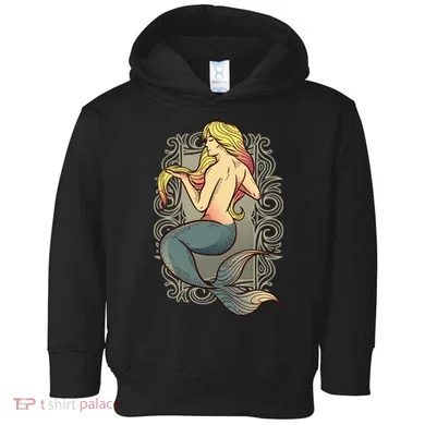 Mermaid Illustration Toddler Hoodie