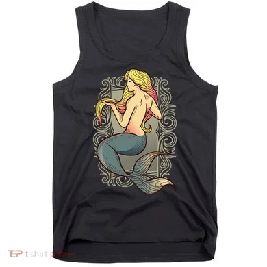Mermaid Illustration Tank Top