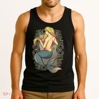 Mermaid Illustration Tank Top thumb 3