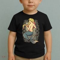 Mermaid Illustration Toddler T-Shirt thumb 2