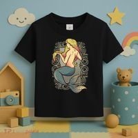 Mermaid Illustration Toddler T-Shirt thumb 3