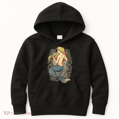 Mermaid Illustration Kids Hoodie