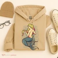 Mermaid Illustration Hoodie thumb 4