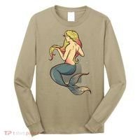 Mermaid Illustration Long Sleeve Shirt thumb 0