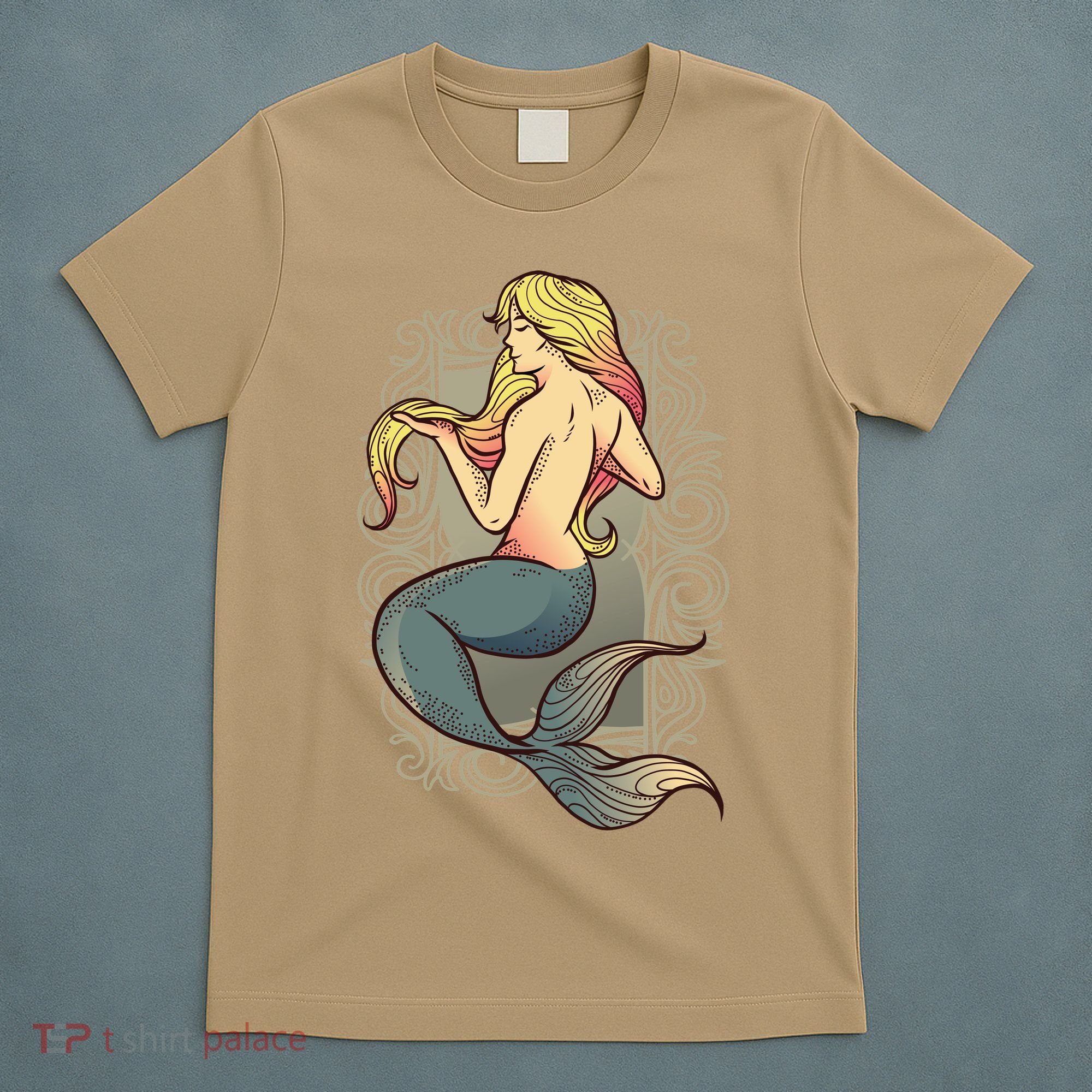 Mermaid Illustration T-Shirt