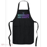 Mermaid Security Funny Apron thumb 0