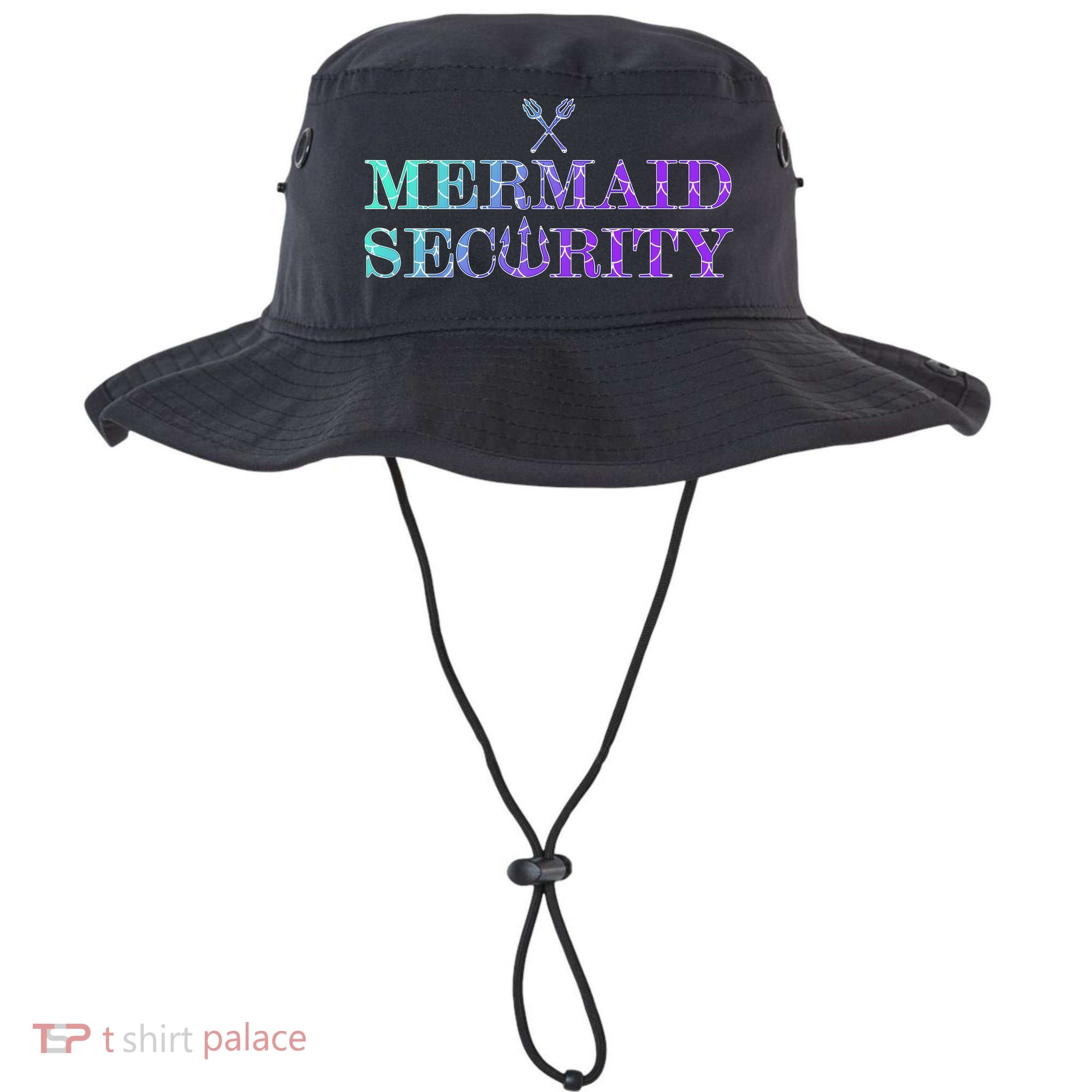 Mermaid Security Funny Bucket Hat