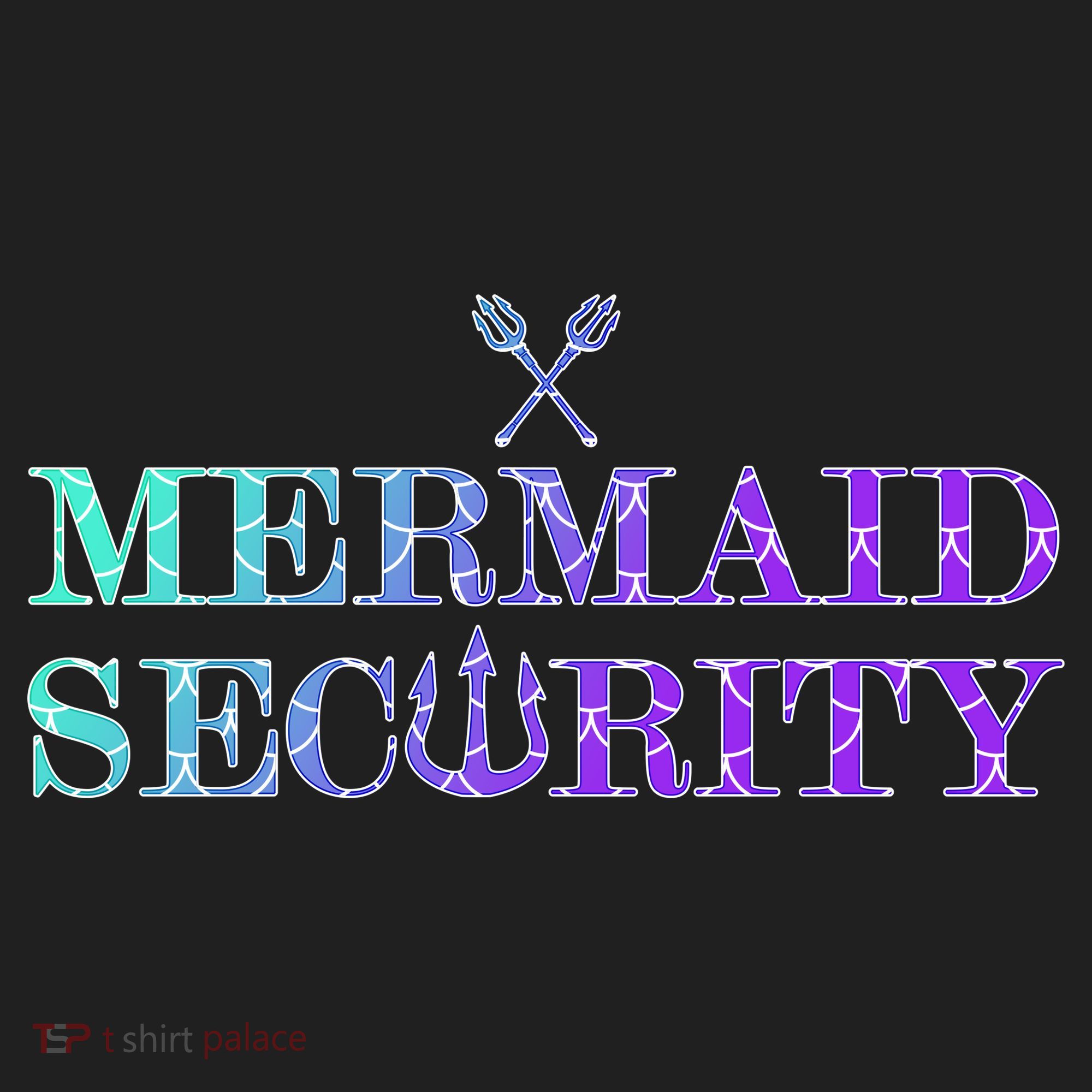 Mermaid Security Funny Beanie