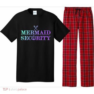 Mermaid Security Funny Pajama Set