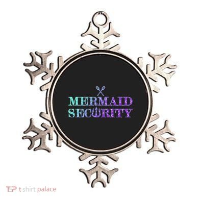 Mermaid Security Funny Ornament