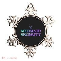Mermaid Security Funny Ornament thumb 0