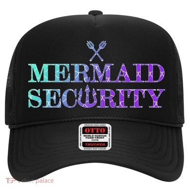 Mermaid Security Funny Hat