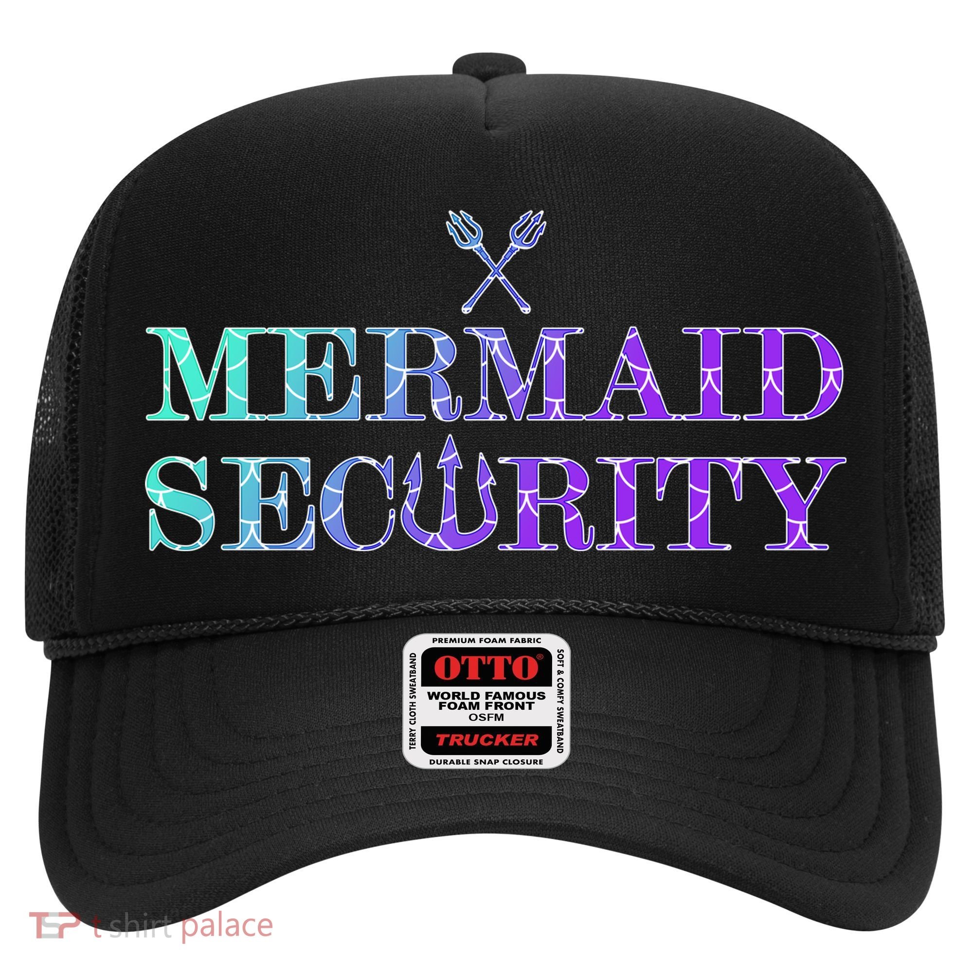 Mermaid Security Funny Hat