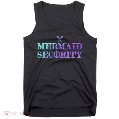 Mermaid Security Funny Tank Top
