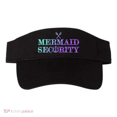 Mermaid Security Funny Visor