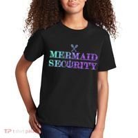 Mermaid Security Funny Kids T-Shirt thumb 2