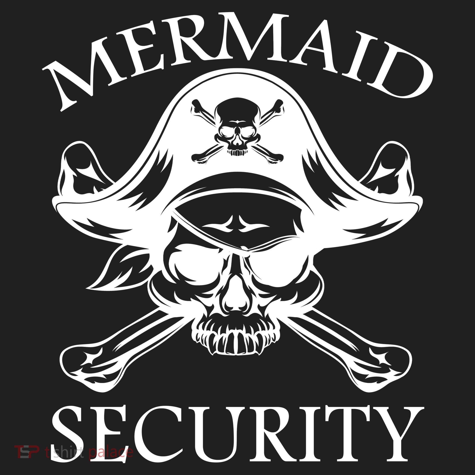 Mermaid Security Pirate Skull Women's Sweatshirt