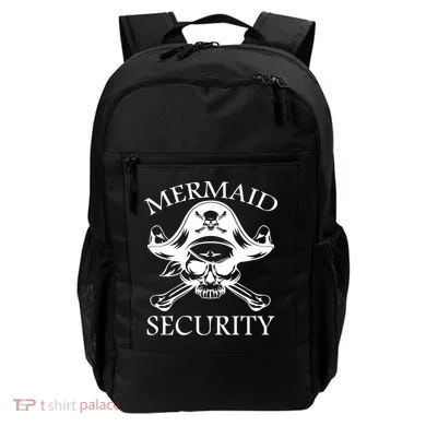 Mermaid Security Pirate Skull Backpack