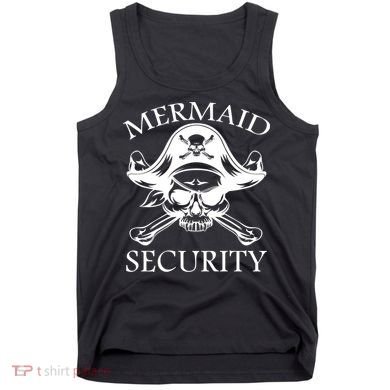 Mermaid Security Pirate Skull Tank Top