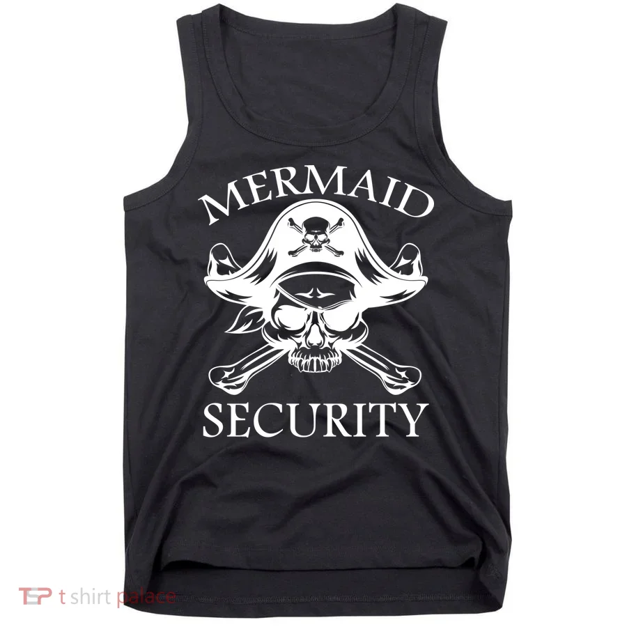 Mermaid Security Pirate Skull Tank Top