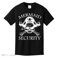Mermaid Security Pirate Skull Kids T-Shirt thumb 0