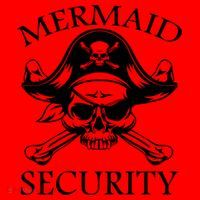 Mermaid Security Pirate Skull Santa Hat thumb 1