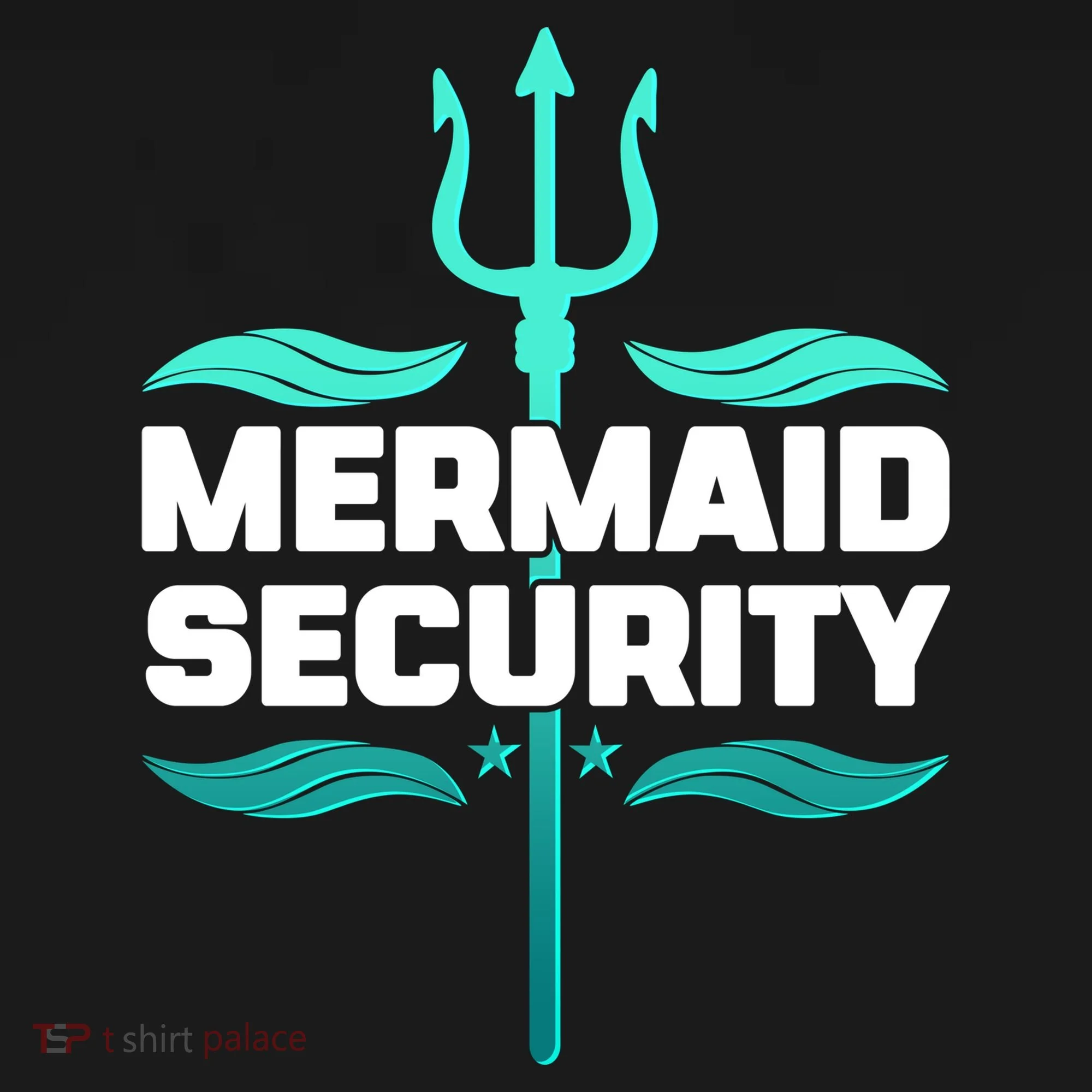 Mermaid Security Trident Doggie Tank