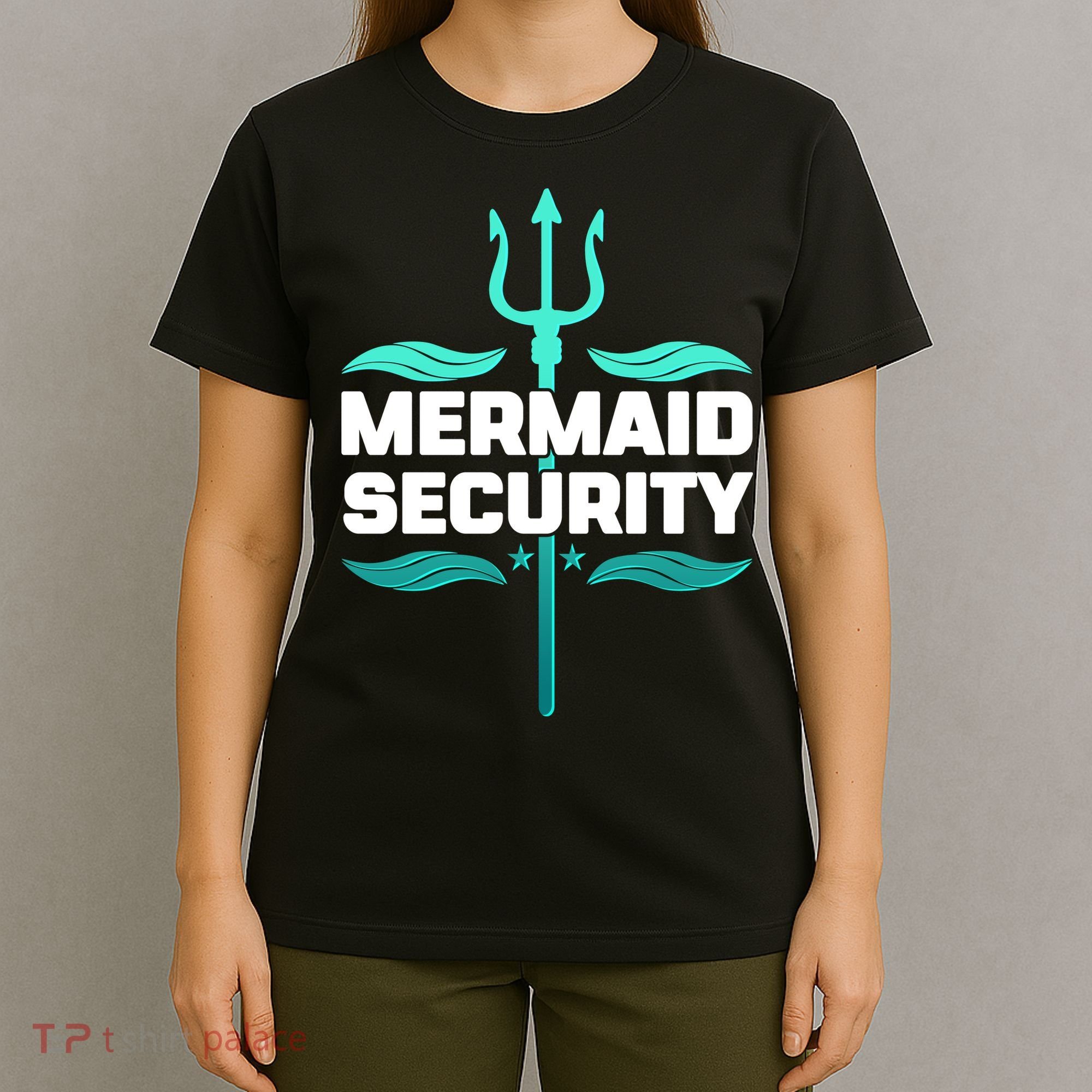 Mermaid Security Trident T-Shirt