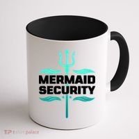 Mermaid Security Trident Coffee Mug thumb 1
