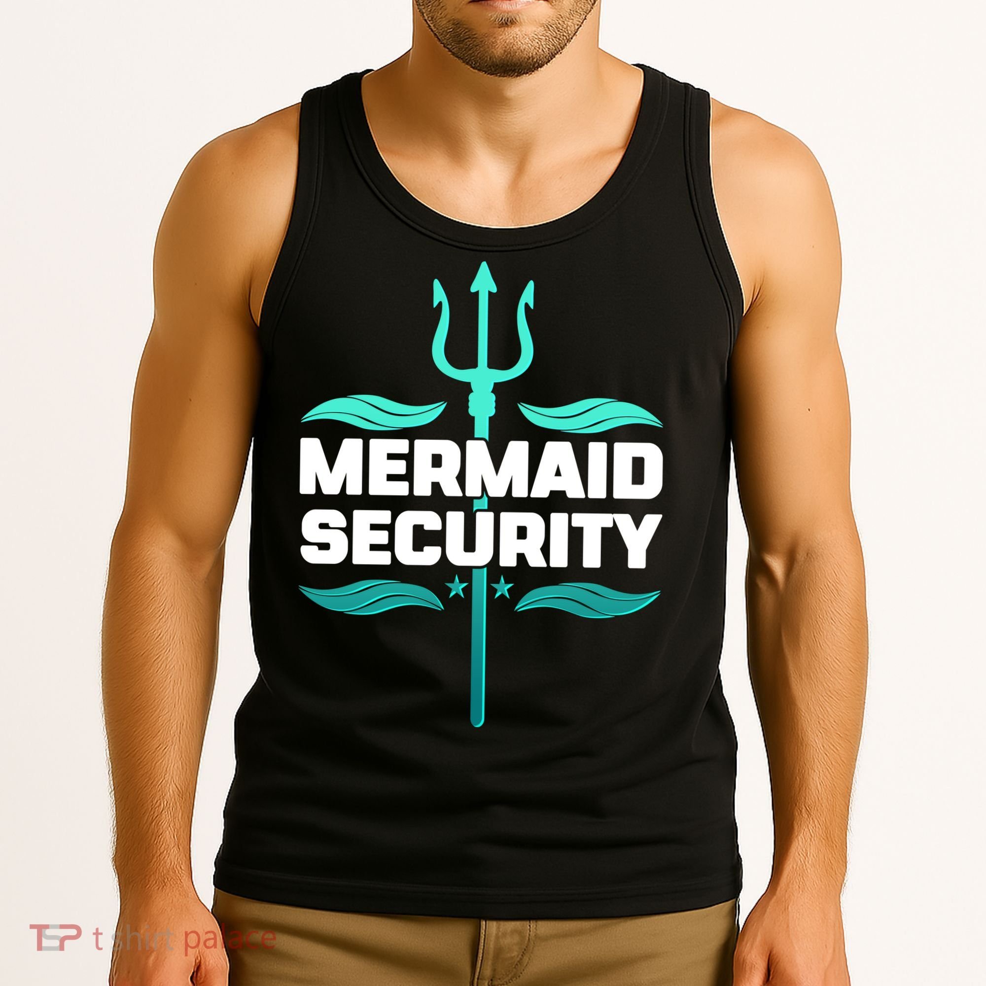 Mermaid Security Trident Tank Top