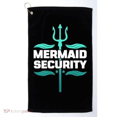Mermaid Security Trident Golf Towel