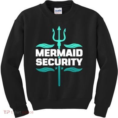 Mermaid Security Trident Kids Sweatshirt