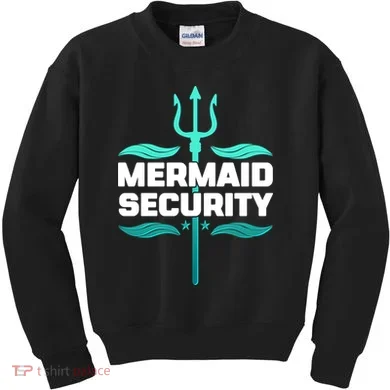 Mermaid Security Trident Kids Sweatshirt