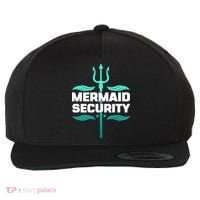 Mermaid Security Trident Wool Snapback Cap thumb 0