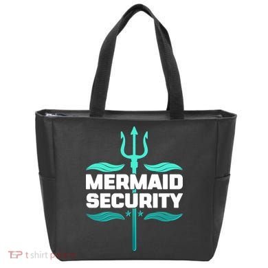 Mermaid Security Trident Tote Bag