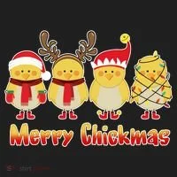 Merry Chickmas Women's Sweatshirt thumb 2