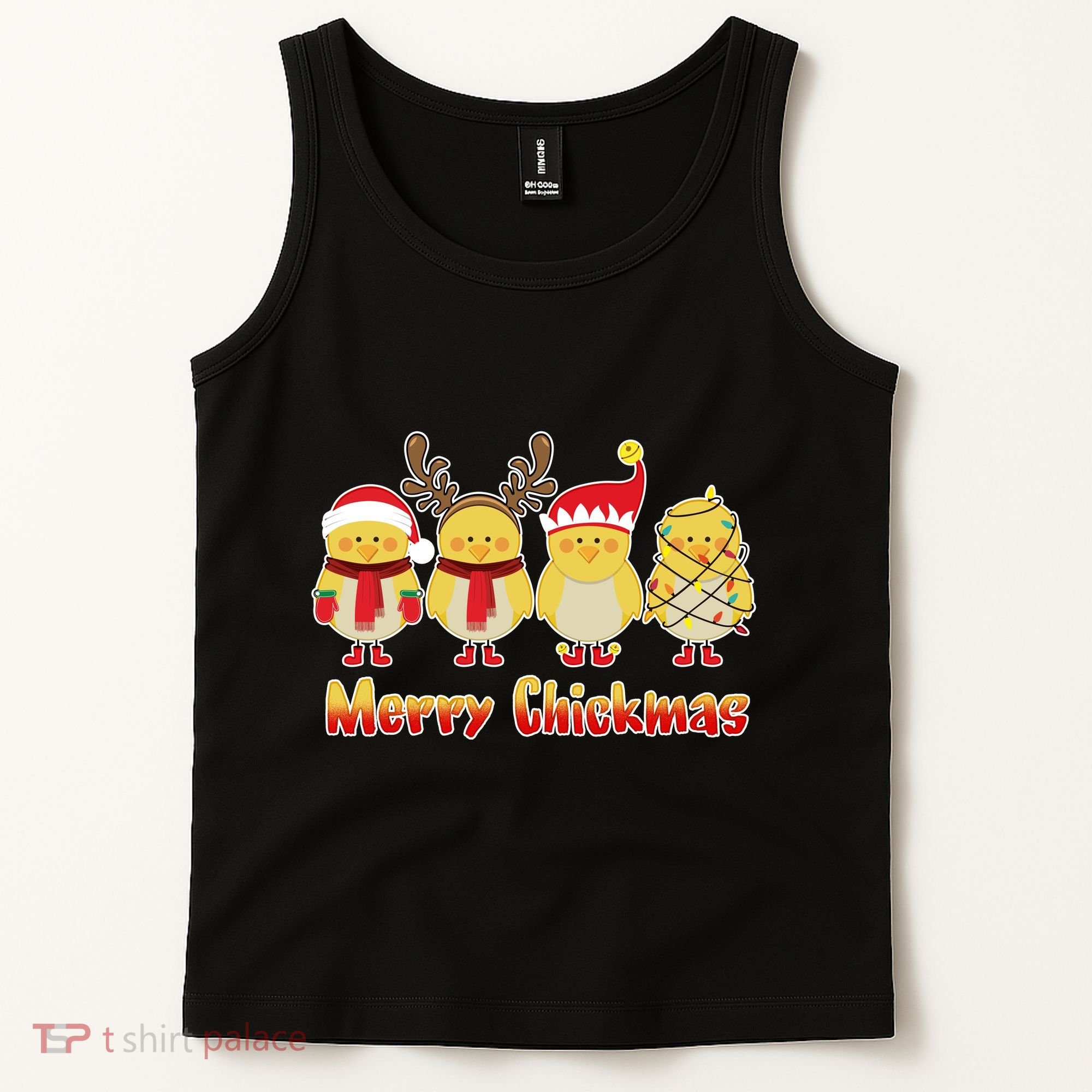Merry Chickmas Tank Top