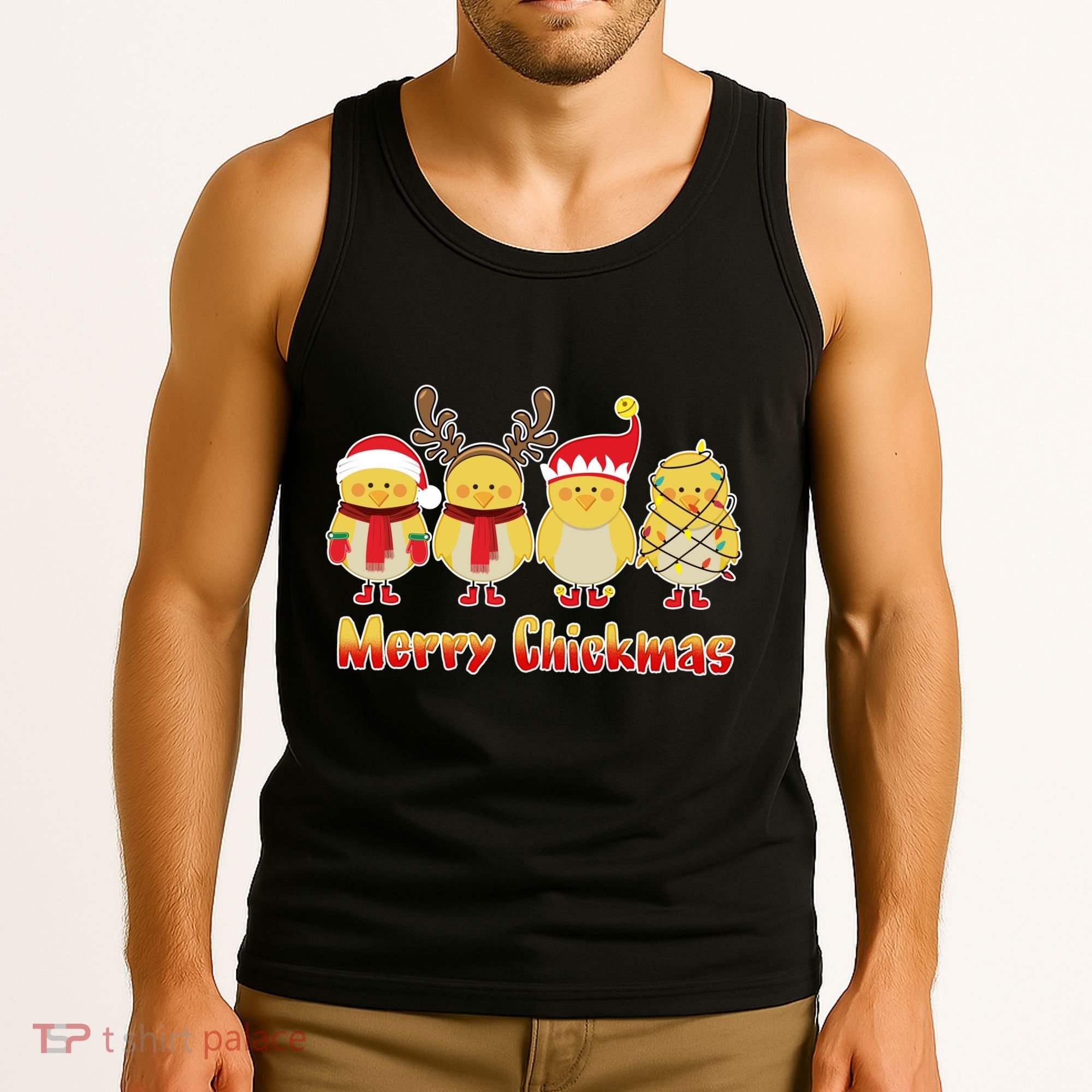 Merry Chickmas Tank Top