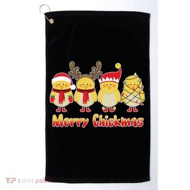 Merry Chickmas Golf Towel