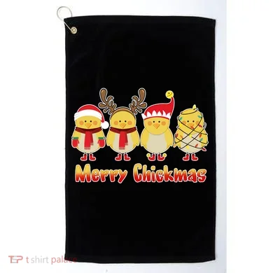 Merry Chickmas Golf Towel