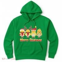 Merry Chickmas Hoodie thumb 0