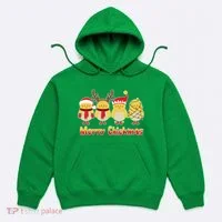Merry Chickmas Hoodie thumb 0