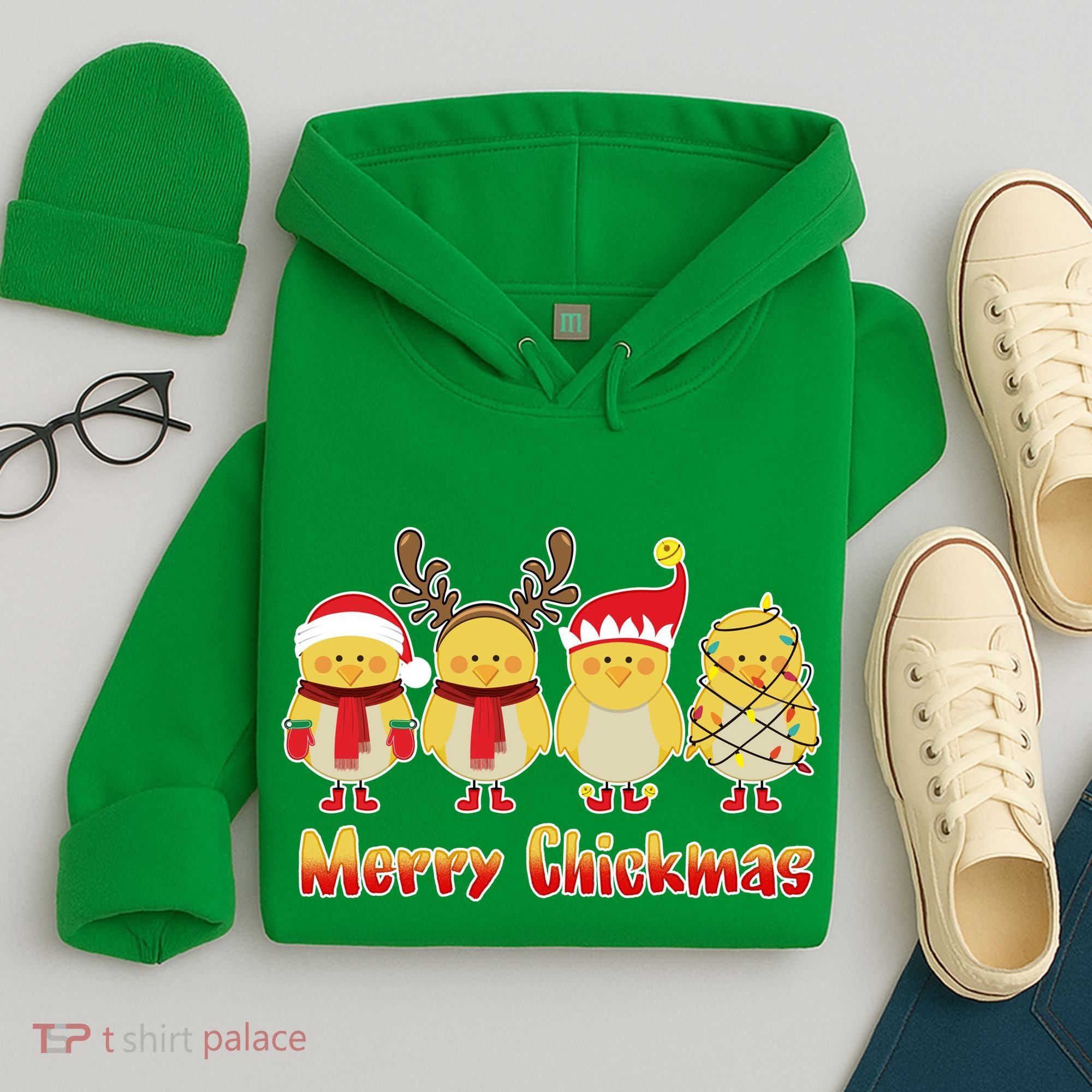 Merry Chickmas Hoodie