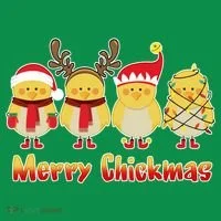Merry Chickmas Hoodie thumb 2