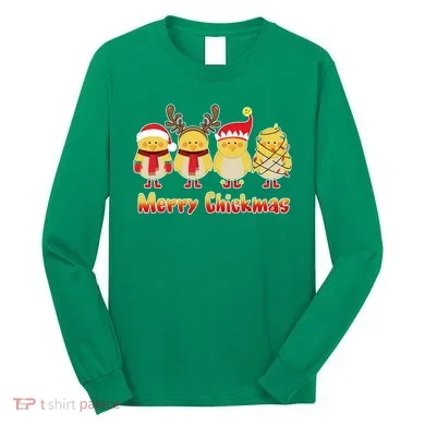 Merry Chickmas Long Sleeve Shirt